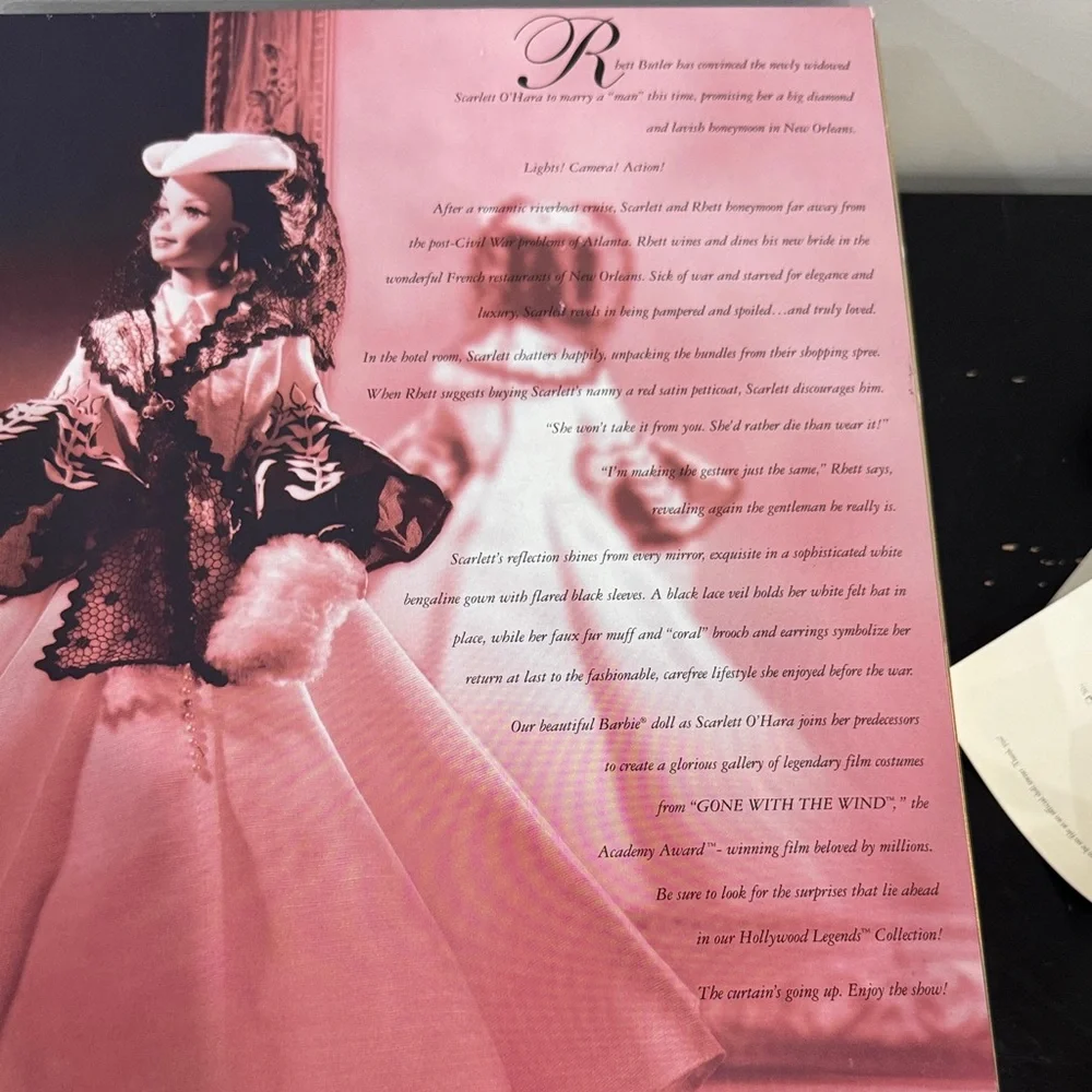 Barbie as Scarlett O’Hara Mattel 13254 Hollywood Legends Collection